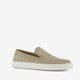 Van Beers suede heren instappers beige