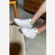 Court Casper leren heren sneakers wit