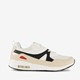 Heren sneakers met airzool beige wit
