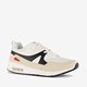 Heren sneakers met airzool beige wit