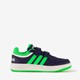 Hoops 3.0 CF C kinder sneakers blauw groen