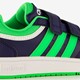 Hoops 3.0 CF C kinder sneakers blauw groen
