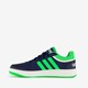 Hoops 3.0 CF C kinder sneakers blauw groen