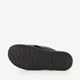 Leren heren slippers zwart