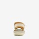 Dames wandelsandalen beige oranje