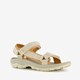 Dames wandelsandalen beige oranje