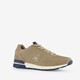 Heren sneakers beige blauw
