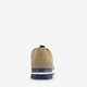 Heren sneakers beige blauw
