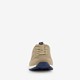Heren sneakers beige blauw