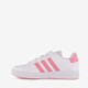 Grand Court 2.0 meisjes sneakers wit roze