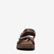 Leren heren sandalen bruin