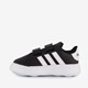 Grand Court 2.0 kinder sneakers zwart