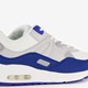 Heren sneakers met airzool blauw wit