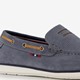 Suede heren instappers lichtblauw