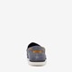 Suede heren instappers lichtblauw