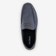Suede heren instappers lichtblauw