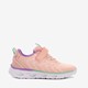 Meisjes sneakers roze met klittenband