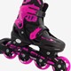 Verstelbare hardboot skeelers roze