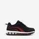 Kinder sneakers met airzool zwart rood