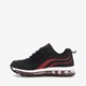 Kinder sneakers met airzool zwart rood