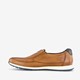 Leren heren instappers cognac