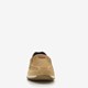Suede heren instappers beige