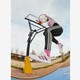 Breaknet 2.0 dames sneakers wit roze