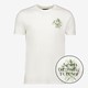 Heren T-shirt wit met backprint