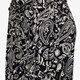 Dames broek met paisley print zwart