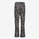 Dames broek met paisley print zwart
