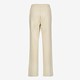 Dames pantalon met plooien beige