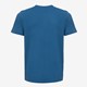 Heren T-shirt met tekstopdruk blauw