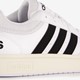 Hoops 3.0 heren sneakers wit zwart