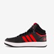 Hoops 3.0 Mid heren sneakers zwart rood