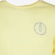 Heren T-shirt met backprint geel