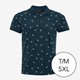 Heren polo donkerblauw