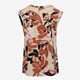 Dames top met print roze beige