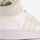 Hoops 3.0 Mid dames sneaker wit geel