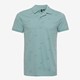 Heren polo met golven print blauw
