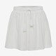 Wijde dames short wit