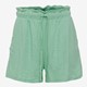Linnen dames short mintgroen