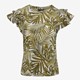 Dames T-shirt met botanische print groen
