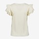 Dames top wit met vlindermouwen