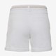 Dames short wit met riem