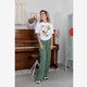 Dames broek groen