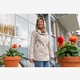 Dames parka jas beige