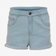 Dames denim short lichtblauw