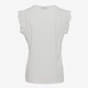 Dames top met ruches wit
