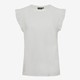 TwoDay dames top met ruches wit