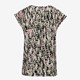 Dames T-shirt met print groen roze